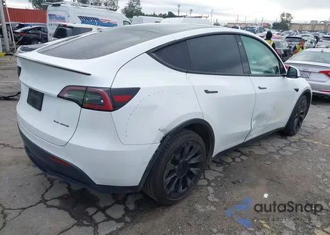 2021 Tesla Model Y Long Range Dual Motor All-Wheel Drive из США, поврежденный, VIN 5YJYGDEE3MF282944